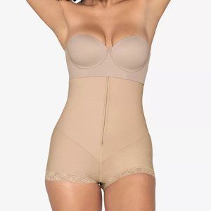 Leonisa Strapless Power Tummy Trimmer Faja Compression Shaper (XL)